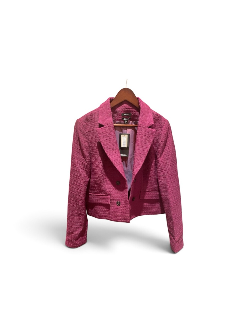 RW&CO. Textured Cropped Blazer